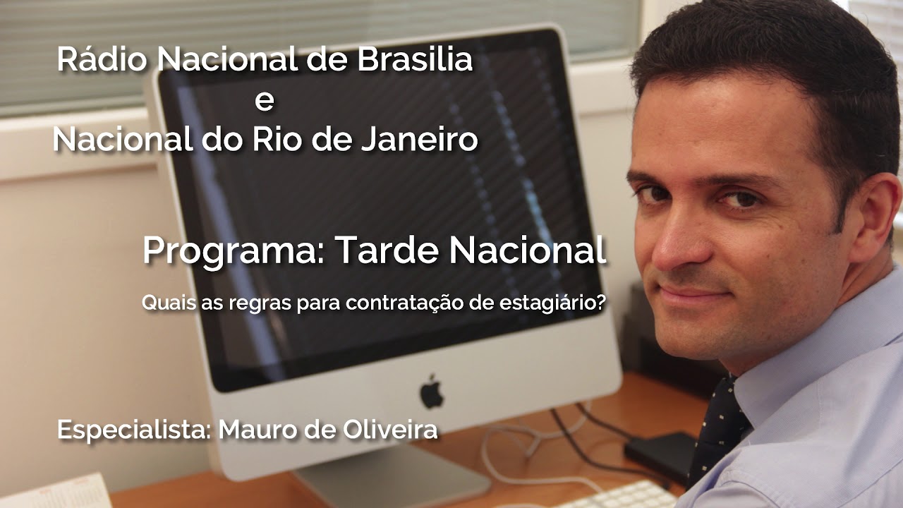 Programa Tarde Nacional da EBC com Mauro de Oliveira